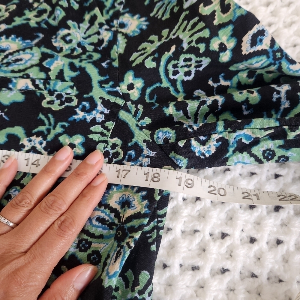 Charter Club Women's Jacket Size P/S Floral Green - Picture 10 of 13